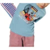 Claw Machine Graphic Tee asiatische Größen „Blau“