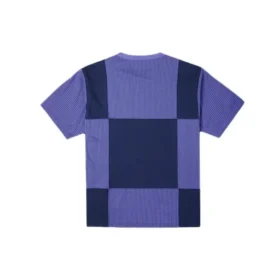Color-Blocked-Jersey-T-Shirt mit Tasche, asiatische Größen „Purple“