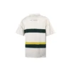 Colorblock-Logo-Poloshirt, asiatische Größen, „Weiß Dunkelgrün“