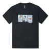 Comic-Chuck-T-Shirt, asiatische Größen, „Schwarz“