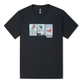 Comic-Chuck-T-Shirt, asiatische Größen, „Schwarz“