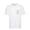 Converse Creative Sports Herren-T-Shirt mit Rundhalsausschnitt und kurzen Ärmeln, weiß