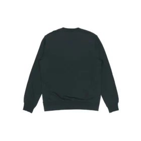 Converse Herren-Freizeit-Sport-Logo-Pullover mit Rundhalsausschnitt, Dunkel-Schwarz