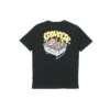 Converse Herren-Freizeit-Sport-T-Shirt mit Muster, kurzärmelig, schwarz