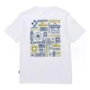 Converse Herren-Freizeitshirt mit Logo-Print, kurzärmelig, weiß