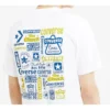 Converse Herren-Freizeitshirt mit Logo-Print, kurzärmelig, weiß