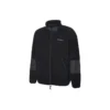 Converse Herren-Jacke mit Stehkragen und Patchwork-Details, schwarz