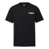 Converse Herren-Kurzarm-Shirt mit kontrastierenden Farben und Karomuster, schwarz