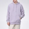 Converse Herren-Pullover im Athleisure-Stil, lässig, sportlich, mit Kapuze, hellviolett