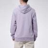 Converse Herren-Pullover im Athleisure-Stil, lässig, sportlich, mit Kapuze, hellviolett