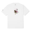 Converse Herren Sport-T-Shirt mit Rundhalsausschnitt, atmungsaktiv, kurzärmelig, weiß