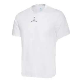 Converse Herren-Sport-T-Shirt mit Rundhalsausschnitt und kurzen Ärmeln, weiß Converse Herren-Sport-T-Shirt mit Rundhalsausschnitt und kurzen Ärmeln, weiß
