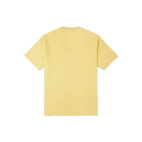 Converse Herren-Sport-T-Shirt mit Stickerei, Rundhalsausschnitt, kurze Ärmel, gelb Converse Herren-Sport-T-Shirt mit Stickerei, Rundhalsausschnitt, kurze Ärmel, gelb
