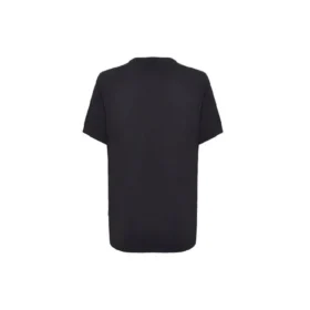 Converse Herren-T-Shirt aus reiner Baumwolle mit Alphabet-Print, kurzärmelig, schwarz Converse Herren-T-Shirt aus reiner Baumwolle mit Alphabet-Print, kurzärmelig, schwarz