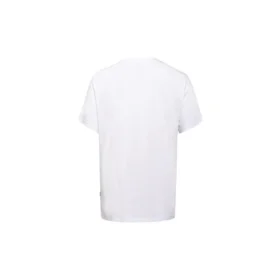 Converse Herren-T-Shirt aus reiner Baumwolle mit Alphabet-Print, kurzärmelig, weiß Converse Herren-T-Shirt aus reiner Baumwolle mit Alphabet-Print, kurzärmelig, weiß