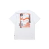 Converse Herren-T-Shirt mit Aufdruck, kurzärmelig, weiß