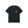 Converse Logo-Print Casual-T-Shirt für Herren, kurzärmelig, schwarz
