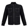 Converse Pocket Woven Langarmjacke für Herren, schwarz