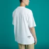 Converse Skate-T-Shirt für Herren mit lockerem Aufdruck, Rundhalsausschnitt und kurzen Ärmeln, weiß