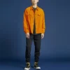 Converse Sports Cargo Cord-Hemd-Jacke für Herren, gelb