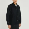 Converse SS22 Cargo Casual Langarm-Herbsthemd für Herren, Schwarz