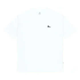 Converse SS22 Classic Chuck Printing Kurzarm-T-Shirt für Herren, Weiß
