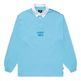 Converse x Awake NY Rugby-Shirt (asiatische Größen) „Baltic Sea“