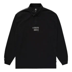 Converse x Awake NY Rugby-Shirt (asiatische Größen) „Schwarz“