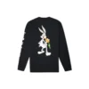 Converse x Bugs Bunny Langarm-T-Shirt (asiatische Größen) „Schwarz“