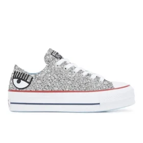 Converse x Chiara Ferragni Chuck Taylor All Star Lift Ox „Silver Red“