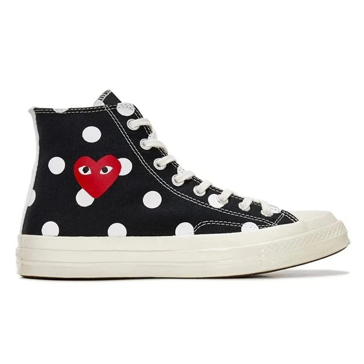 Converse x COMME des GARCONS PLAY Chuck 70 Hi „Black Polka Dot“ Converse x COMME des GARCONS PLAY Chuck 70 Hi „Black Polka Dot“