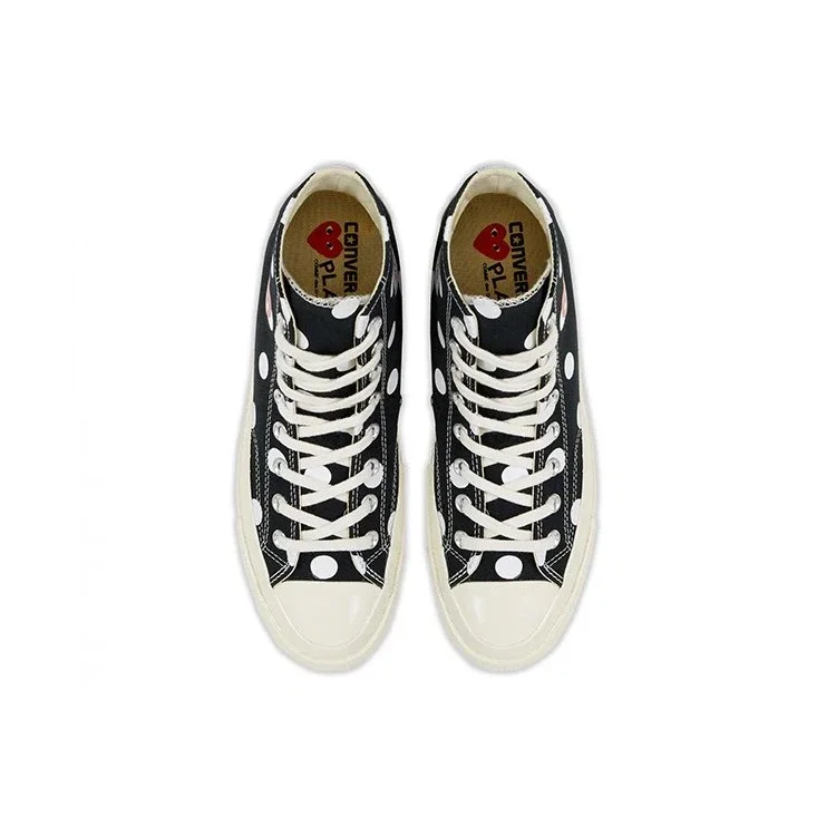 Converse x COMME des GARCONS PLAY Chuck 70 Hi „Black Polka Dot“ Converse x COMME des GARCONS PLAY Chuck 70 Hi „Black Polka Dot“