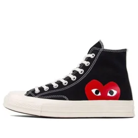 Converse x COMME des GARCONS PLAY Chuck 70 Hi „Black Red“
