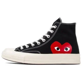 Converse x COMME des GARCONS PLAY Chuck 70 Hi „Black Red“