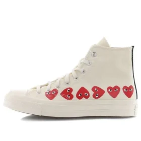 Converse x COMME des GARCONS PLAY Chuck 70 Hi Top „Multi Heart“