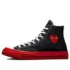 Converse x COMME des GARCONS PLAY Chuck 70 High „Black Red“
