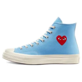 Converse x COMME des GARCONS PLAY Chuck 70 High „Bright Blue“