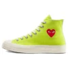 Converse x COMME des GARCONS PLAY Chuck 70 High „Bright Green“ Converse x COMME des GARCONS PLAY Chuck 70 High „Bright Green“