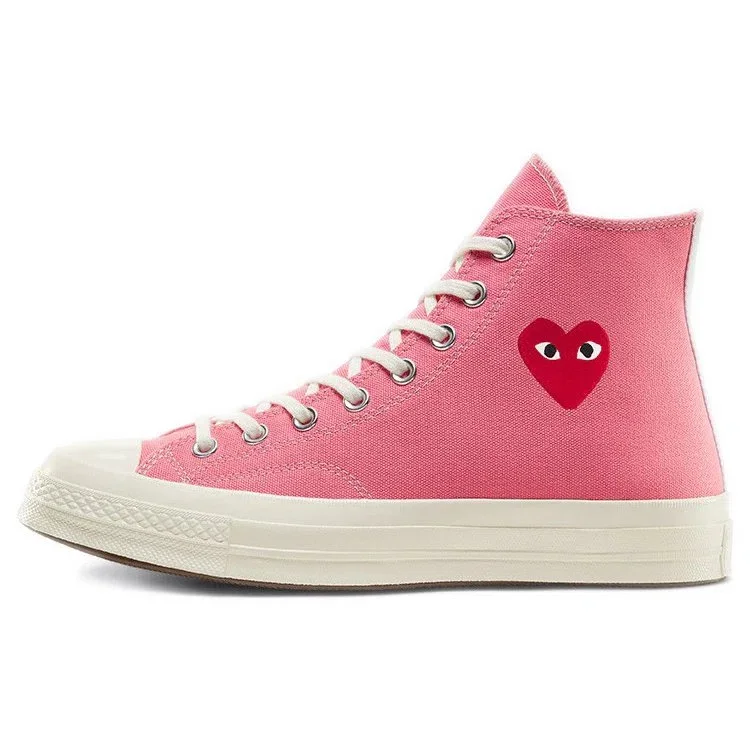 Converse x COMME des GARCONS PLAY Chuck 70 High „Bright Pink“ Converse x COMME des GARCONS PLAY Chuck 70 High „Bright Pink“