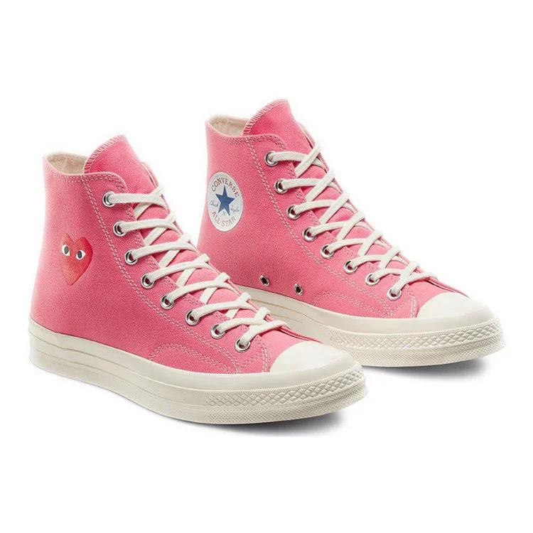 Converse x COMME des GARCONS PLAY Chuck 70 High „Bright Pink“ Converse x COMME des GARCONS PLAY Chuck 70 High „Bright Pink“