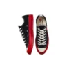 Converse x COMME des GARCONS PLAY Chuck 70 Low „Black Red“