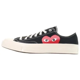 Converse x COMME des GARCONS PLAY Chuck 70 Low „Black White“