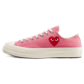 Converse x COMME des GARCONS PLAY Chuck 70 Low „Bright Pink“