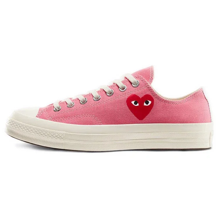 Converse x COMME des GARCONS PLAY Chuck 70 Low „Bright Pink“ Converse x COMME des GARCONS PLAY Chuck 70 Low „Bright Pink“