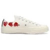 Converse x COMME des GARCONS PLAY Chuck 70 Low Multi Heart „White Red“ Converse x COMME des GARCONS PLAY Chuck 70 Low Multi Heart „White Red“