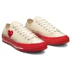 Converse x COMME des GARCONS PLAY Chuck 70 Low „Pristine Red“