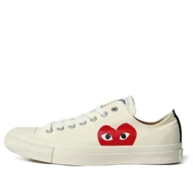 Converse x COMME des GARCONS PLAY Chuck 70 Low „White Red“