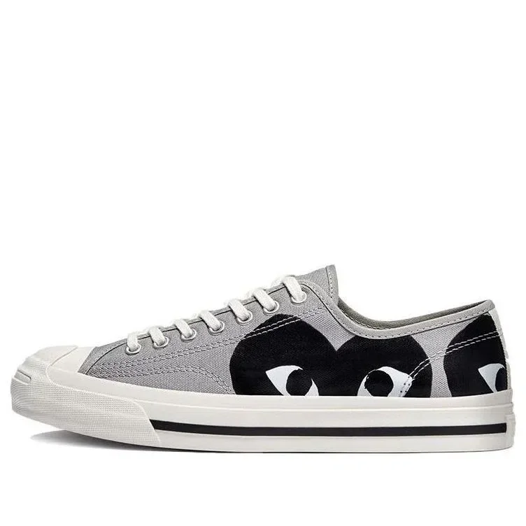 Converse x COMME des GARCONS PLAY Jack Purcell „Drizzle Black“ Converse x COMME des GARCONS PLAY Jack Purcell „Drizzle Black“