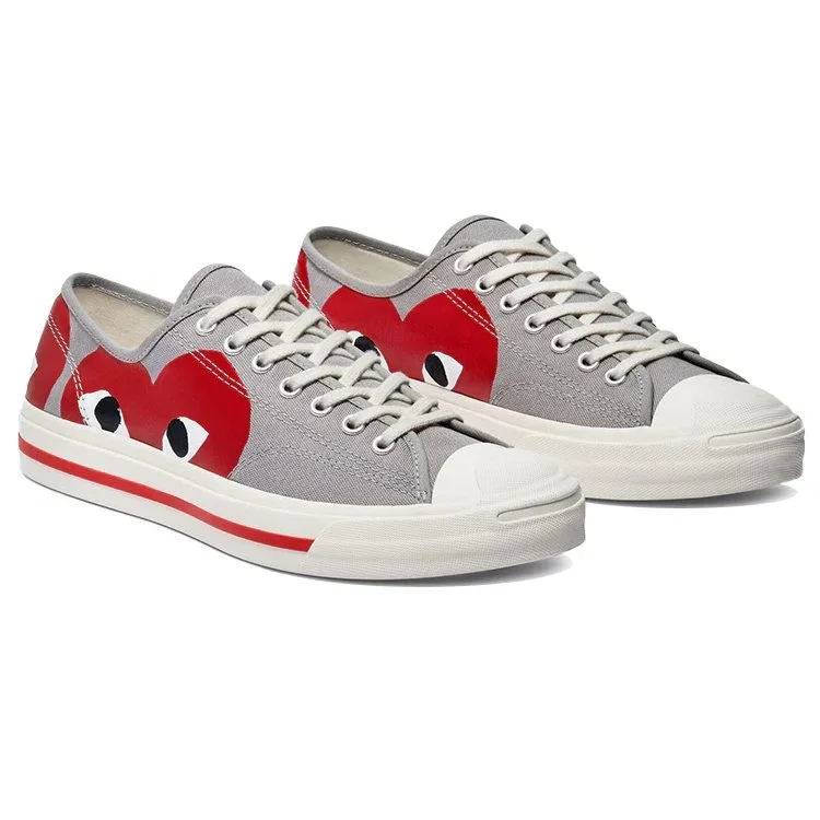 Converse x COMME des GARCONS PLAY Jack Purcell „Drizzle Red“ Converse x COMME des GARCONS PLAY Jack Purcell „Drizzle Red“