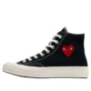 Converse x Comme des Garçons PLAY Chuck 70 Hi „Single Heart Black“